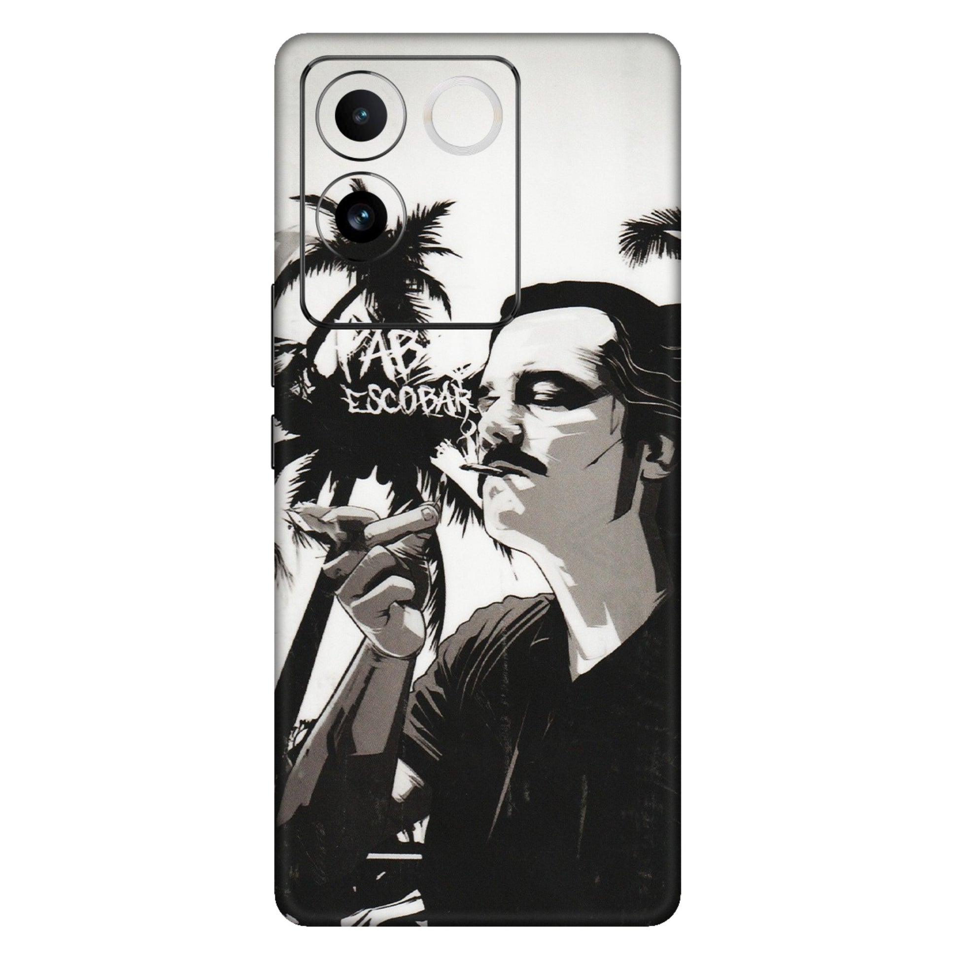 IQOO Phone Skins (All Models) - Pab Escobar - Transparent Finish (T-05) IQOO Z7 Pro