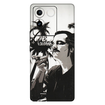 IQOO Phone Skins (All Models) - Pab Escobar - Transparent Finish (T-05) IQOO Z7 Pro