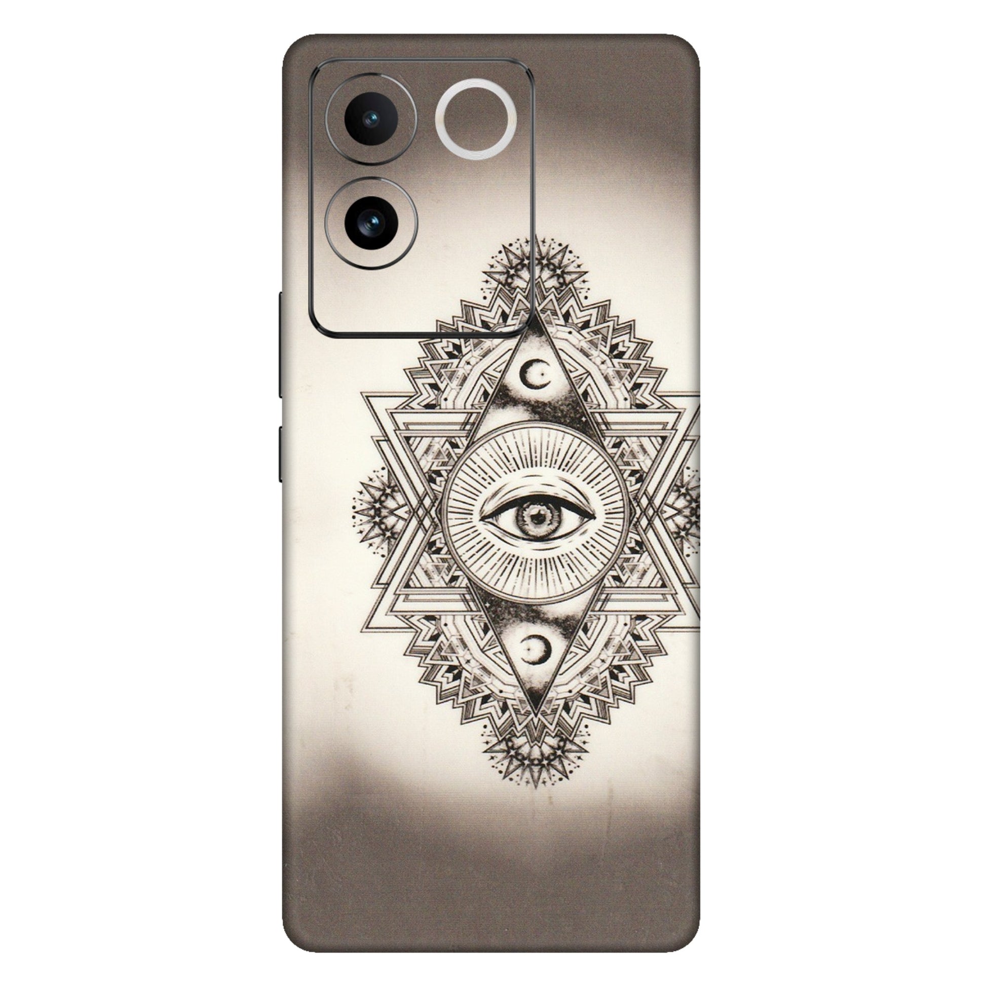 IQOO Phone Skins (All Models) - Illuminati Great Eye - Transparent Finish (T-14) IQOO Z7 Pro