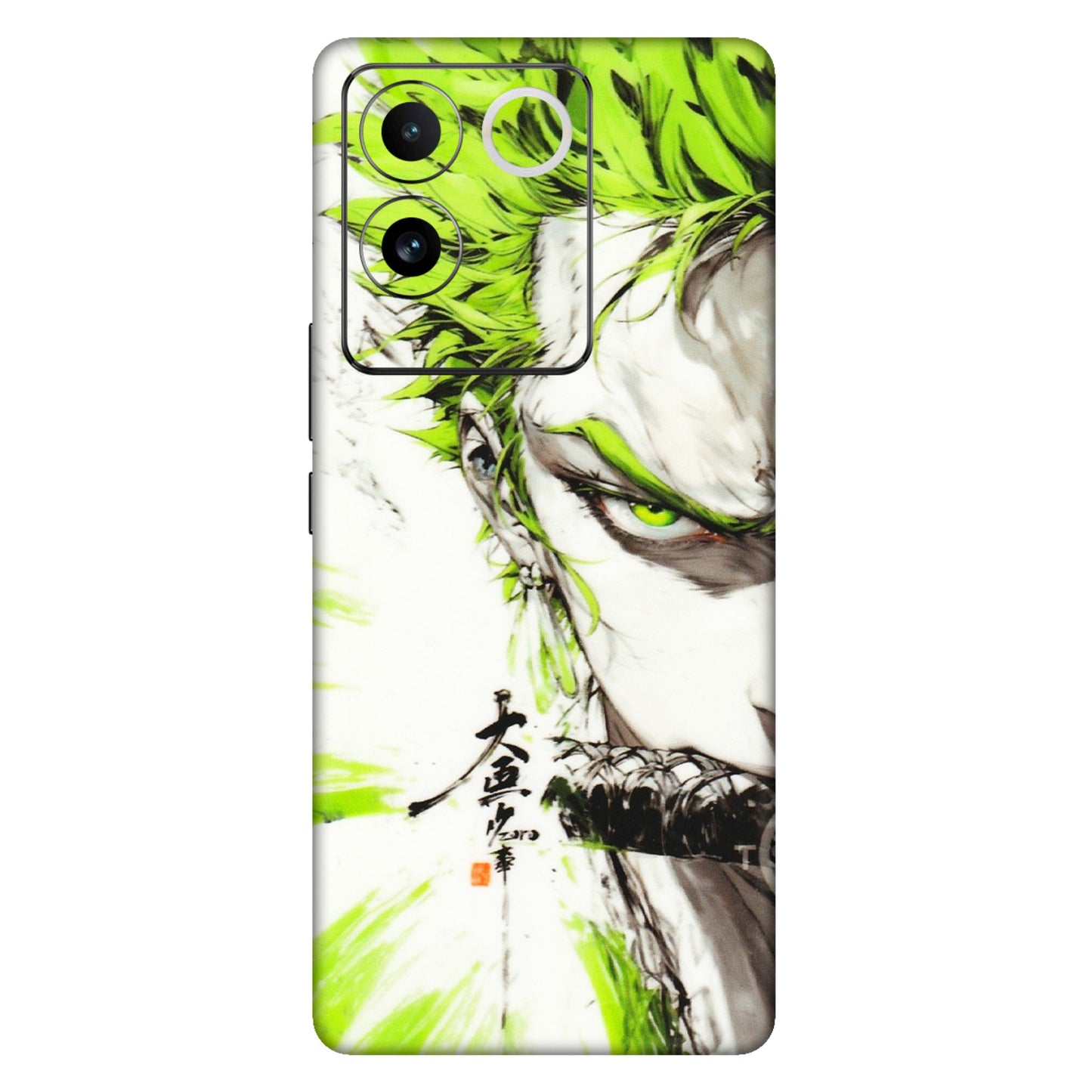 IQOO Phone Skins (All Models) - Roro Taku Anime - Transparent Finish (T-18) IQOO Z7 Pro