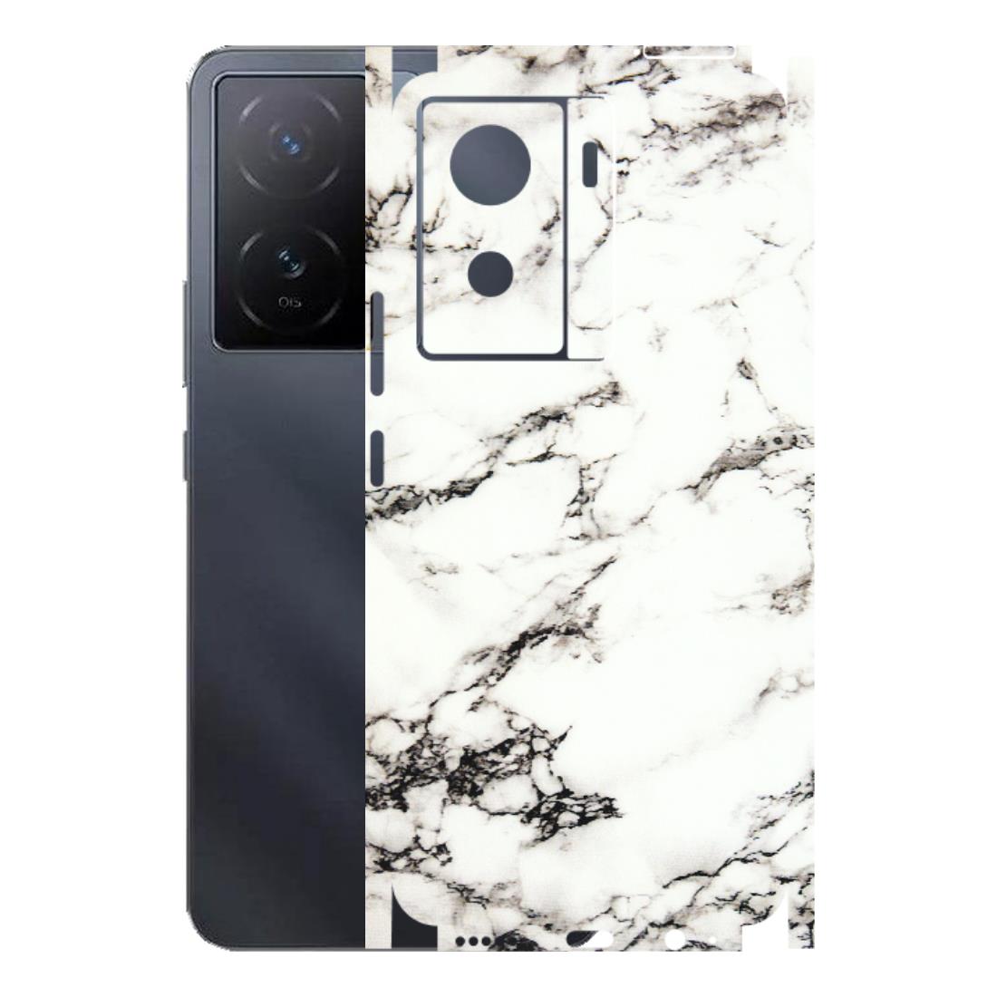 IQOO Phone Skins (All Models) - Black and White Marble Texture - 3D Embossed Finish (L-124) IQOO Z7 S 5G