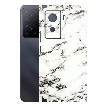 IQOO Phone Skins (All Models) - Black and White Marble Texture - 3D Embossed Finish (L-124) IQOO Z7 S 5G