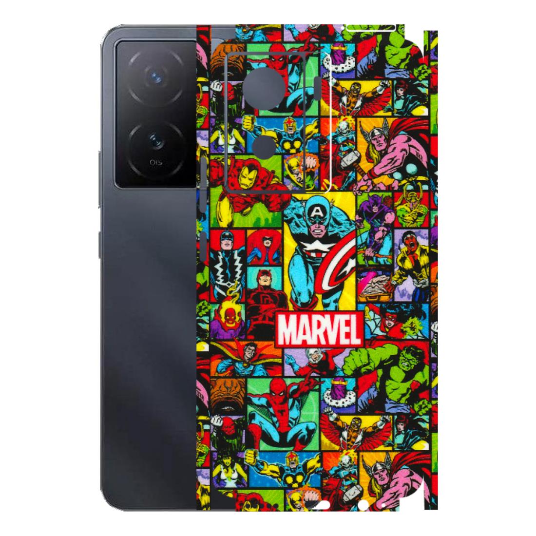 IQOO Phone Skins (All Models) - MARVELOUS Comic Characters - 3D Embossed Finish (L-129) IQOO Z7 S 5G