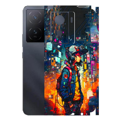 IQOO Phone Skins (All Models) - Street Anime Guy - 3D Embossed Finish (L-158) IQOO Z7 S 5G