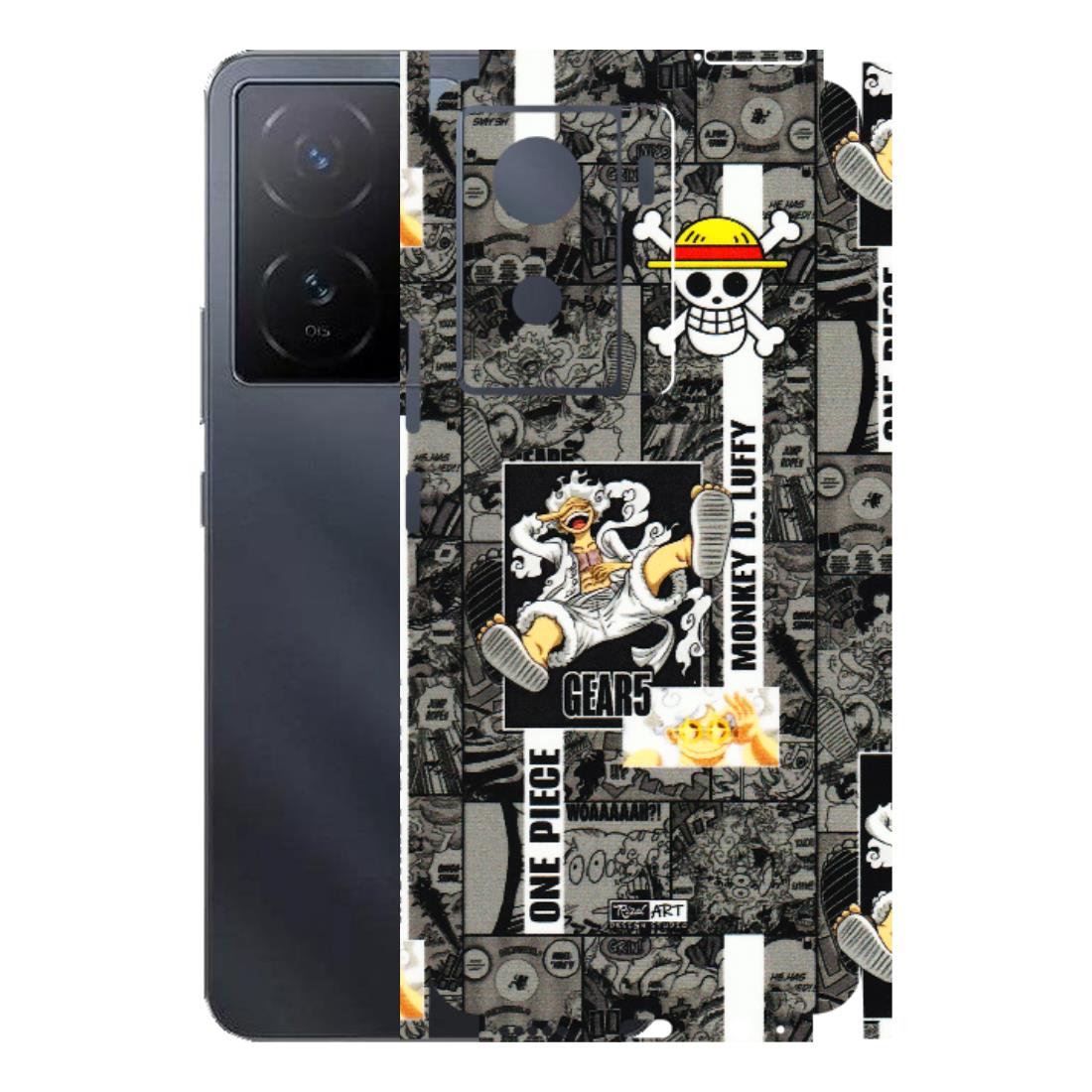 IQOO Phone Skins (All Models) - Cuffy Anime MonkeyCamic - 3D Embossed Finish (L-242) IQOO Z7 S 5G