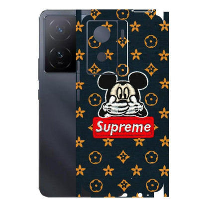 IQOO Phone Skins (All Models) - Mickey Supreme - Matte Finish (M-83) IQOO Z7 S 5G