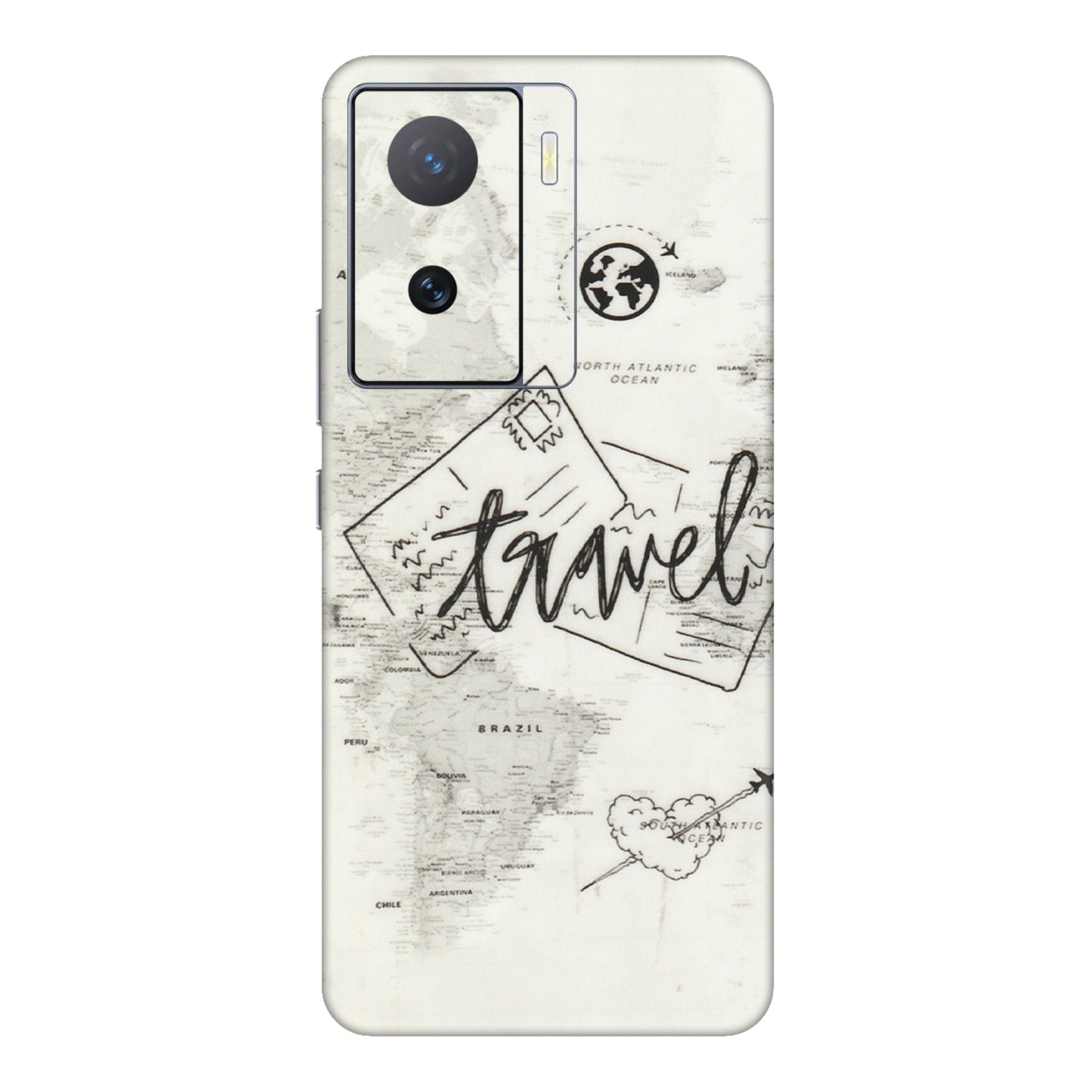 IQOO Phone Skins (All Models) - Travel Ticket - Transparent Finish (T-06) IQOO Z7