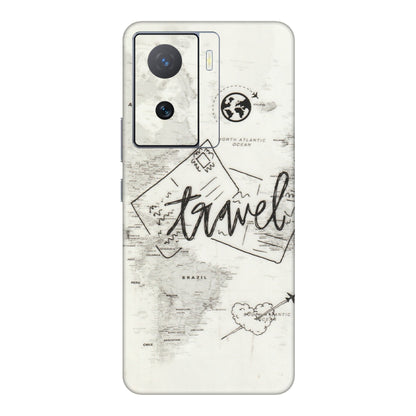 IQOO Phone Skins (All Models) - Travel Ticket - Transparent Finish (T-06) IQOO Z7