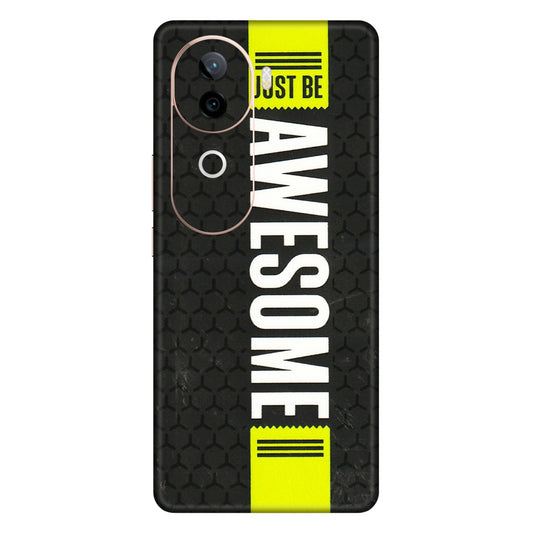 IQOO Phone Skins (All Models) - Just Be Awesome - 3D Embossed Finish (L-101) IQOO Z9S
