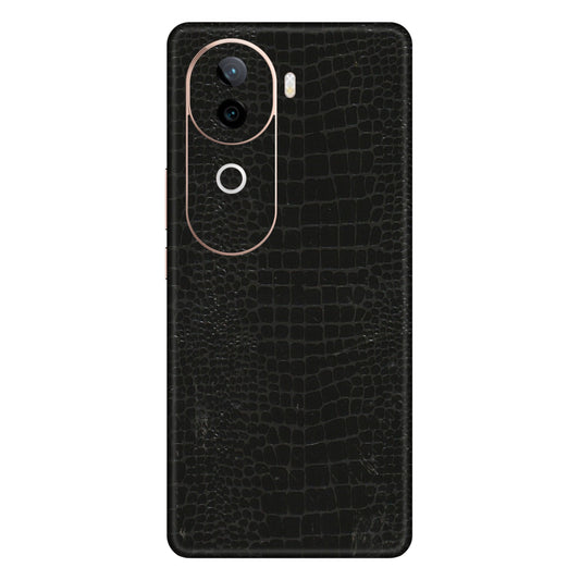 IQOO Phone Skins (All Models) - Snake Leather Black - 3D Embossed Finish (L-107) IQOO Z9S