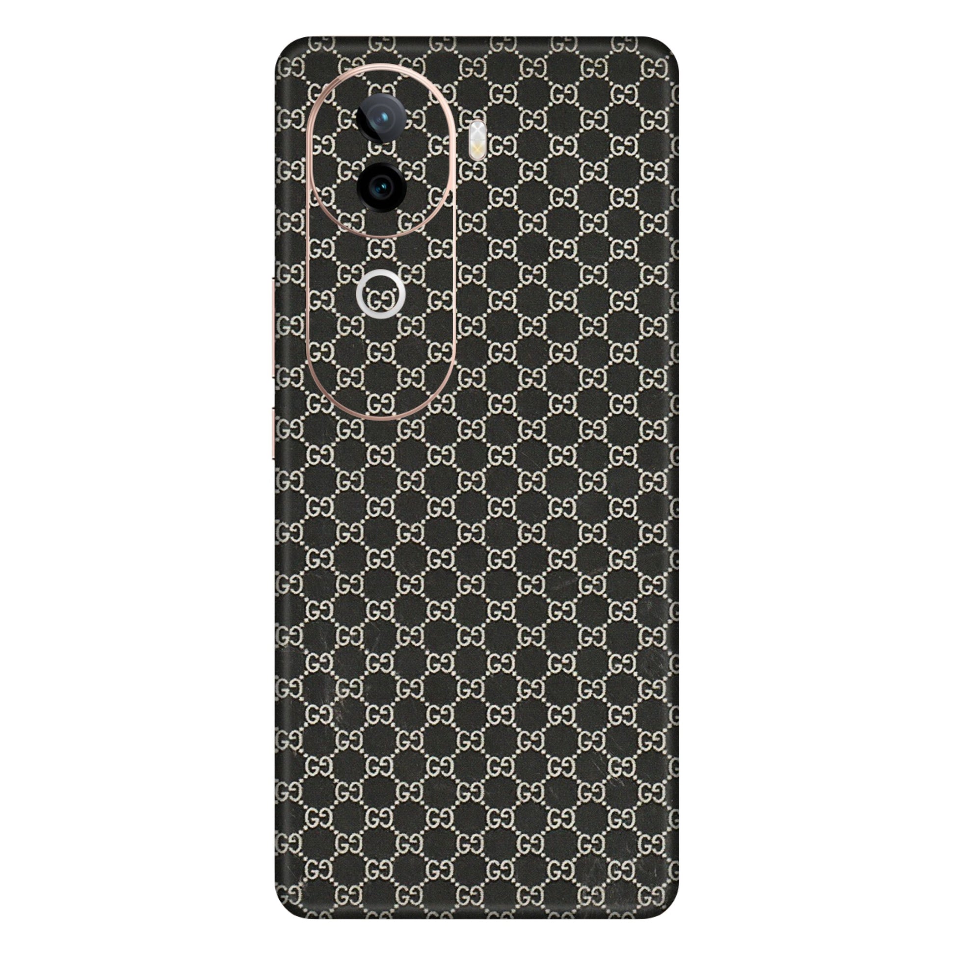 IQOO Phone Skins (All Models) - Black G Print - 3D Embossed Finish (L-109) IQOO Z9S