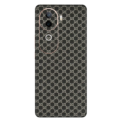 IQOO Phone Skins (All Models) - Black G Print - 3D Embossed Finish (L-109) IQOO Z9S