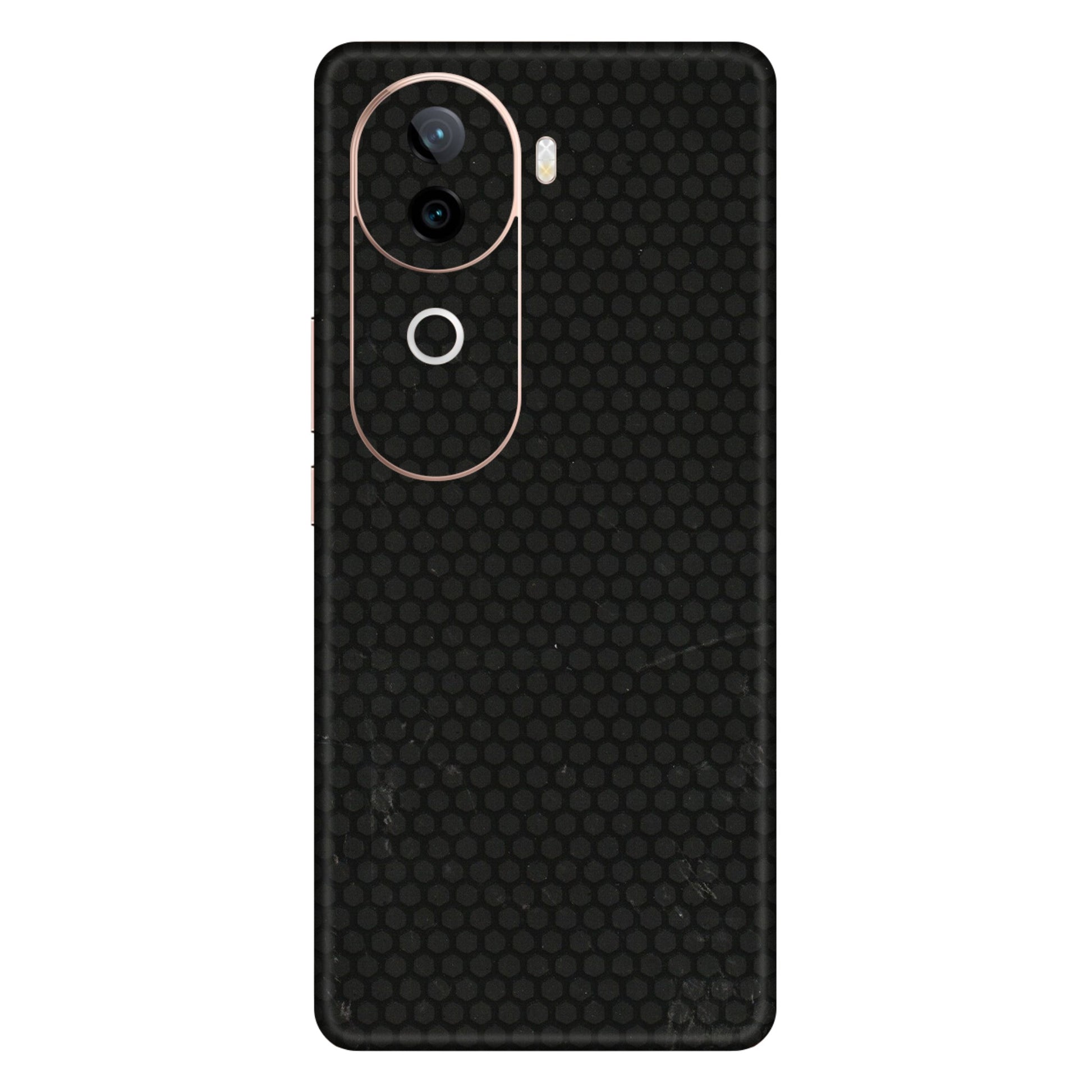 IQOO Phone Skins (All Models) - Black honeycomb - 3D Embossed Finish (L-114) IQOO Z9S