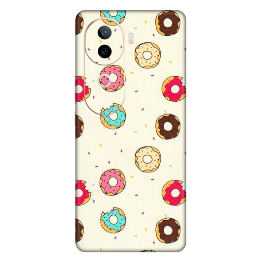IQOO Phone Skins (All Models) - Mini Donuts Doodle Art - 3D Embossed Finish (L-122) IQOO Z9S