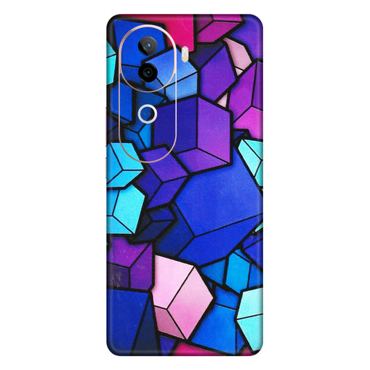 IQOO Phone Skins (All Models) - Cube Doodle - 3D Embossed Finish (L-141) IQOO Z9S