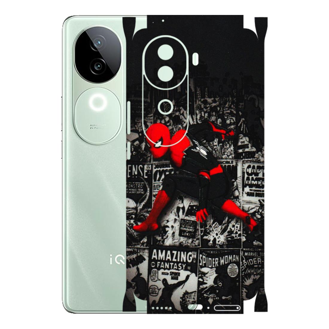 IQOO Phone Skins (All Models) - SpiderMan New - 3D Embossed Finish (L-162) IQOO Z9S