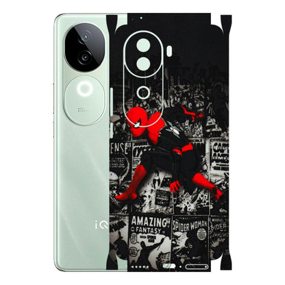 IQOO Phone Skins (All Models) - SpiderMan New - 3D Embossed Finish (L-162) IQOO Z9S