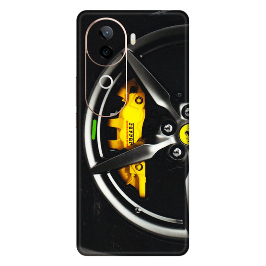 IQOO Phone Skins (All Models) - Ferrari Wheel Alloy - 3D Embossed Finish (L-173) IQOO Z9S