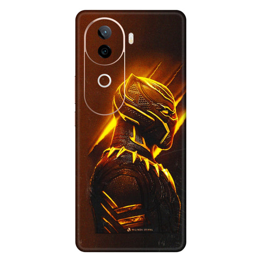 IQOO Phone Skins (All Models) - Gold Black Panther - 3D Embossed Finish (L-181) IQOO Z9S