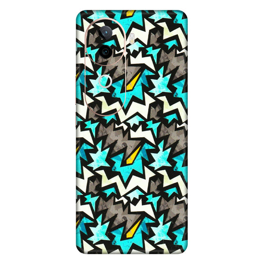 IQOO Phone Skins (All Models) - Funky Zig Zag - 3D Embossed Finish (L-223) IQOO Z9S