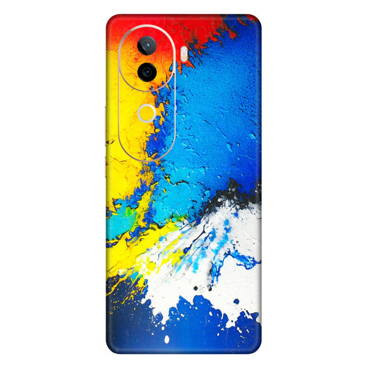 IQOO Phone Skins (All Models) - Acrylic Paint Spill - 3D Embossed Finish (L-229) IQOO Z9S