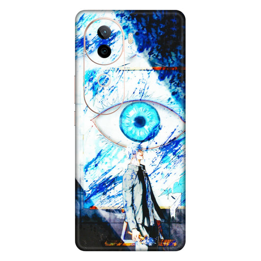 IQOO Phone Skins (All Models) - Gojo Satoru evil eye - 3D Embossed Finish (L-239) IQOO Z9S