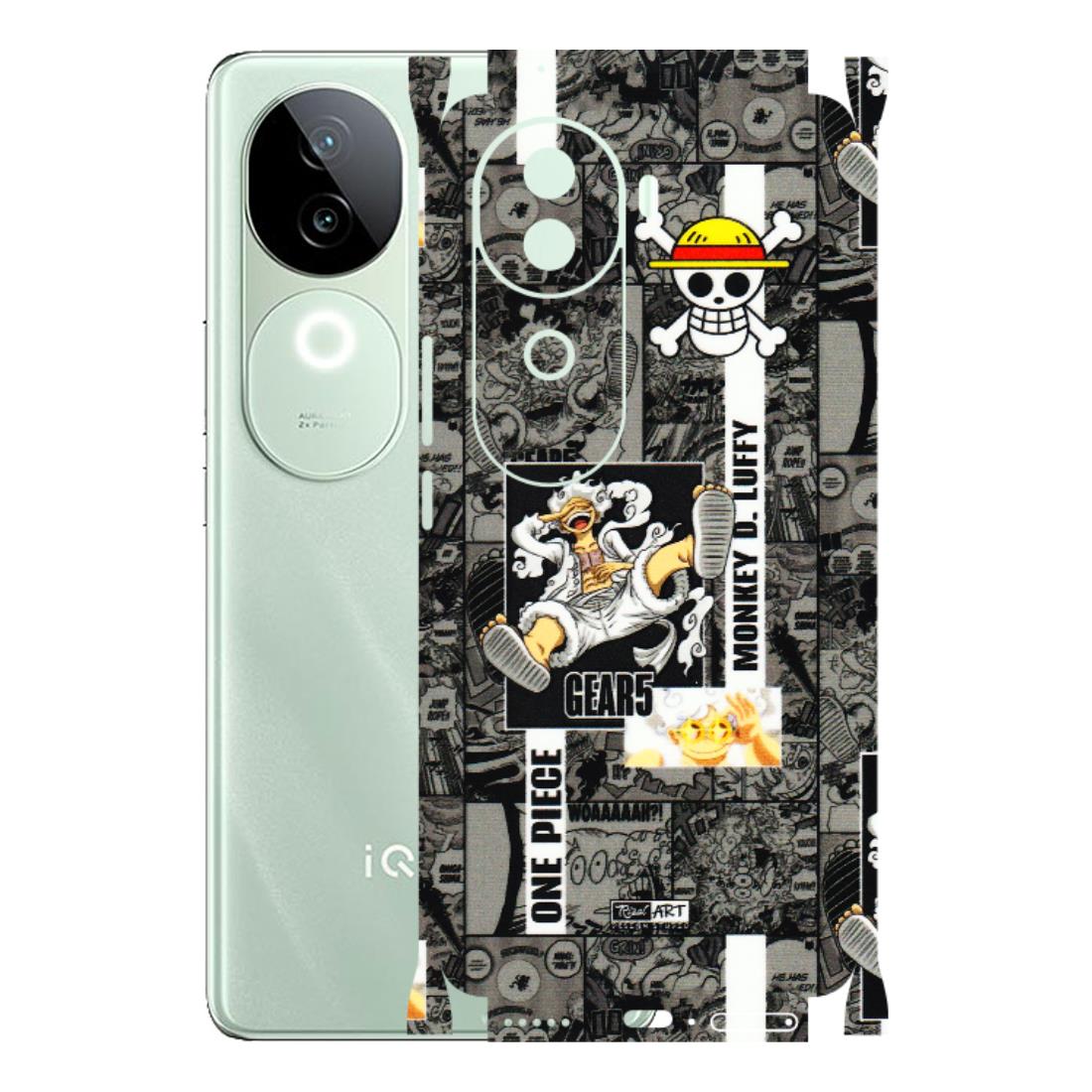IQOO Phone Skins (All Models) - Cuffy Anime MonkeyCamic - 3D Embossed Finish (L-242) IQOO Z9S