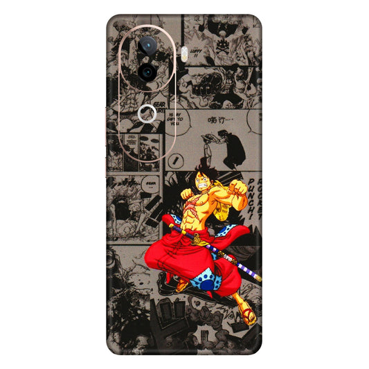 IQOO Phone Skins (All Models) - One Piece Rocket Punch Manga - 3D Embossed Finish (L-25) IQOO Z9S