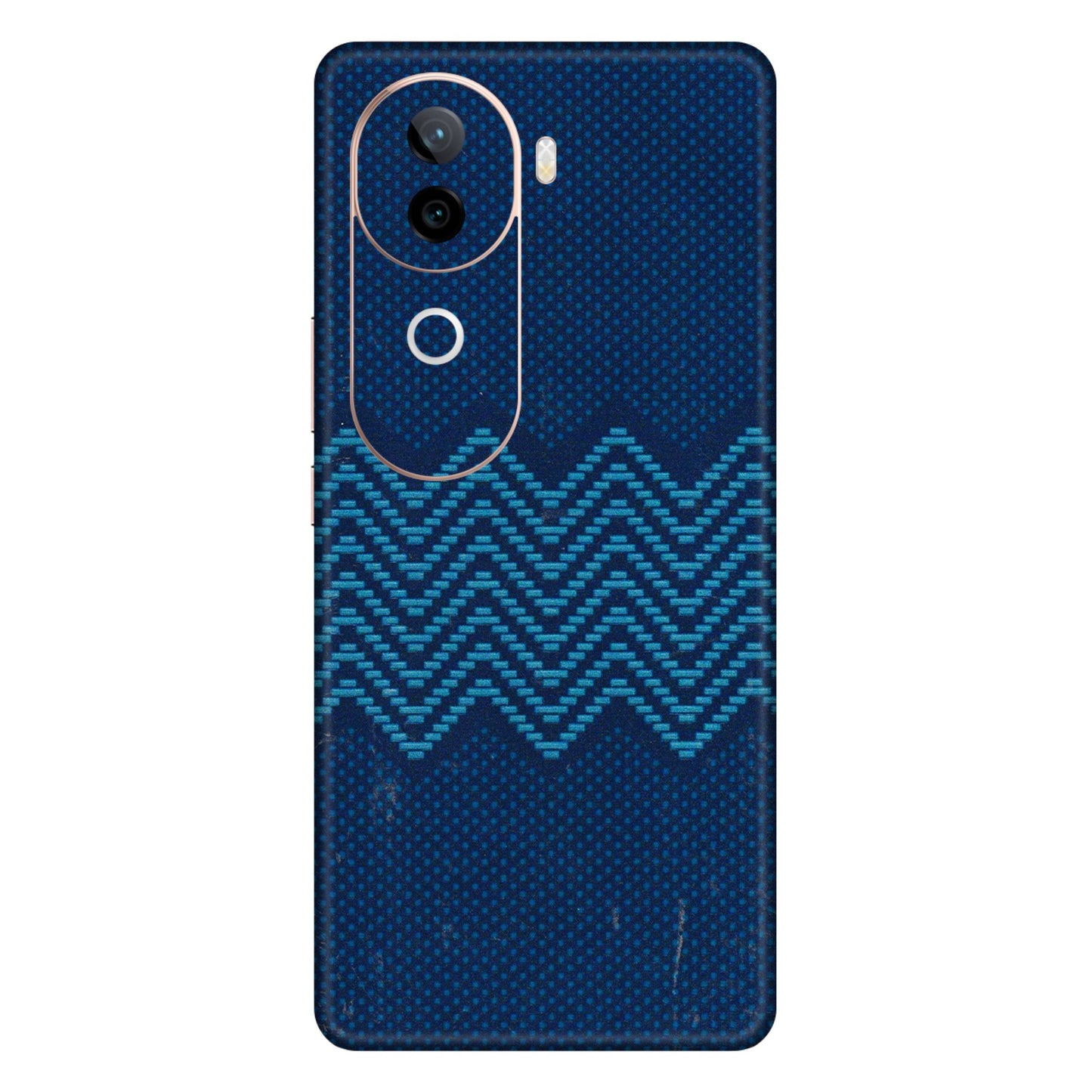 IQOO Phone Skins (All Models) - Blue Sober Waves - 3D Embossed Finish (L-306) IQOO Z9S
