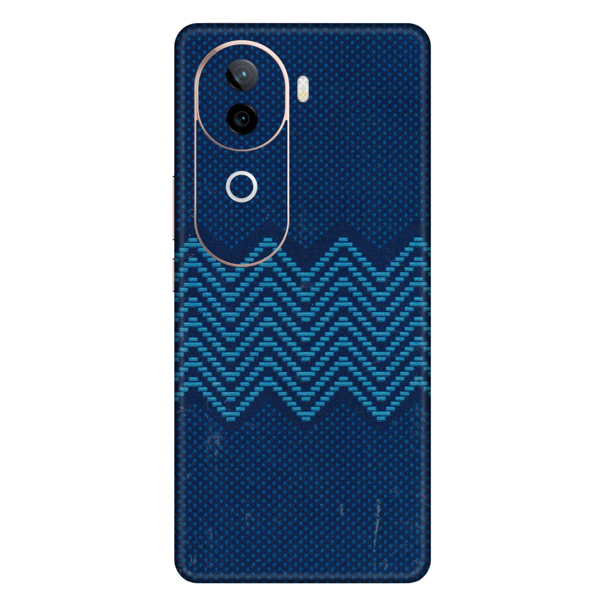 IQOO Phone Skins (All Models) - Blue Sober Waves - 3D Embossed Finish (L-306) IQOO Z9S