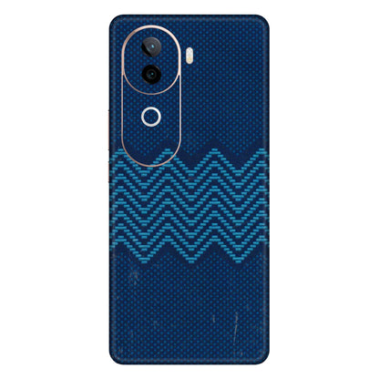 IQOO Phone Skins (All Models) - Blue Sober Waves - 3D Embossed Finish (L-306) IQOO Z9S