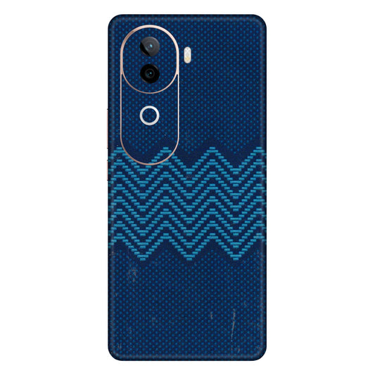 IQOO Phone Skins (All Models) - Blue Sober Waves - 3D Embossed Finish (L-306) IQOO Z9S