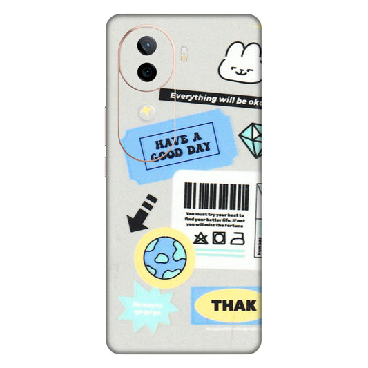 IQOO Phone Skins (All Models) - Will Be Okay Design - 3D Embossed Finish (L-316) IQOO Z9S