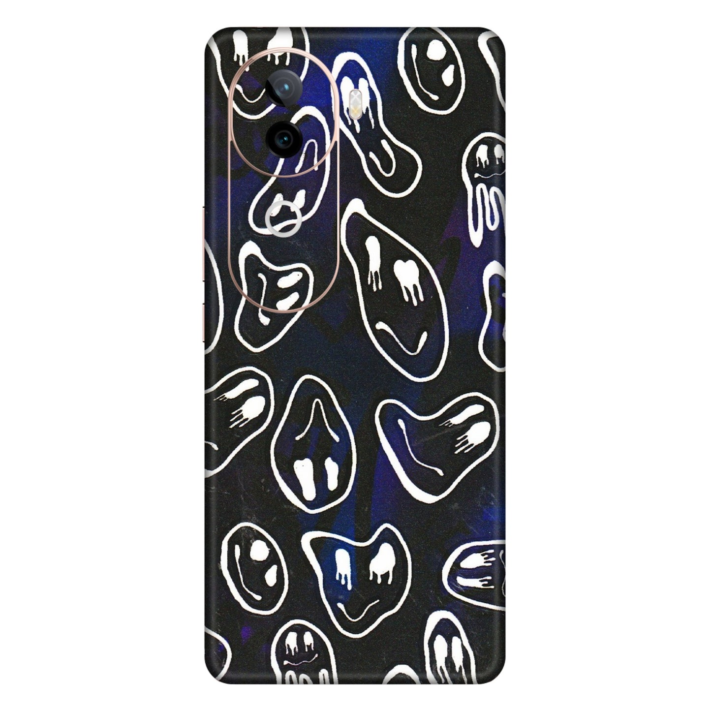 IQOO Phone Skins (All Models) - Distorted Smileys - 3D Embossed Finish (L-92) IQOO Z9S