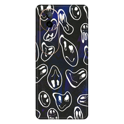 IQOO Phone Skins (All Models) - Distorted Smileys - 3D Embossed Finish (L-92) IQOO Z9S