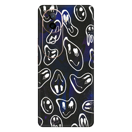 IQOO Phone Skins (All Models) - Distorted Smileys - 3D Embossed Finish (L-92) IQOO Z9S