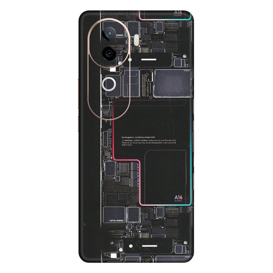 IQOO Phone Skins (All Models) - Motherboard Circuit Layout - Matte Finish (M-117) IQOO Z9S