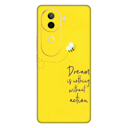 IQOO Phone Skins (All Models) - Dream Is Nothing Without Action - Matte Finish (M-138) IQOO Z9S