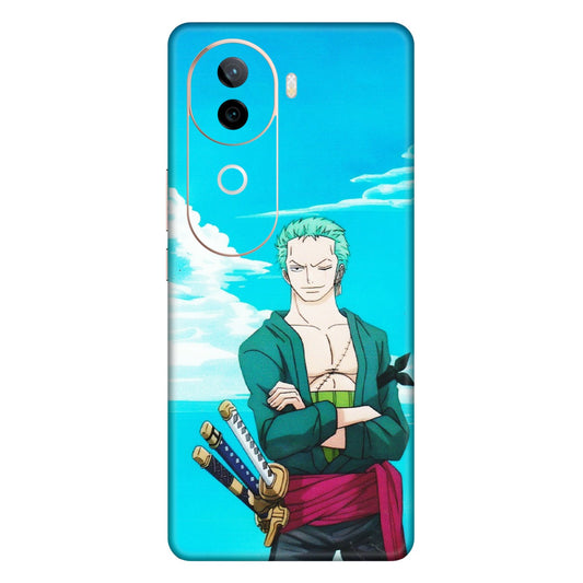 IQOO Phone Skins (All Models) - Cool Swordman Zoro Anime - Matte Finish (M-143) IQOO Z9S