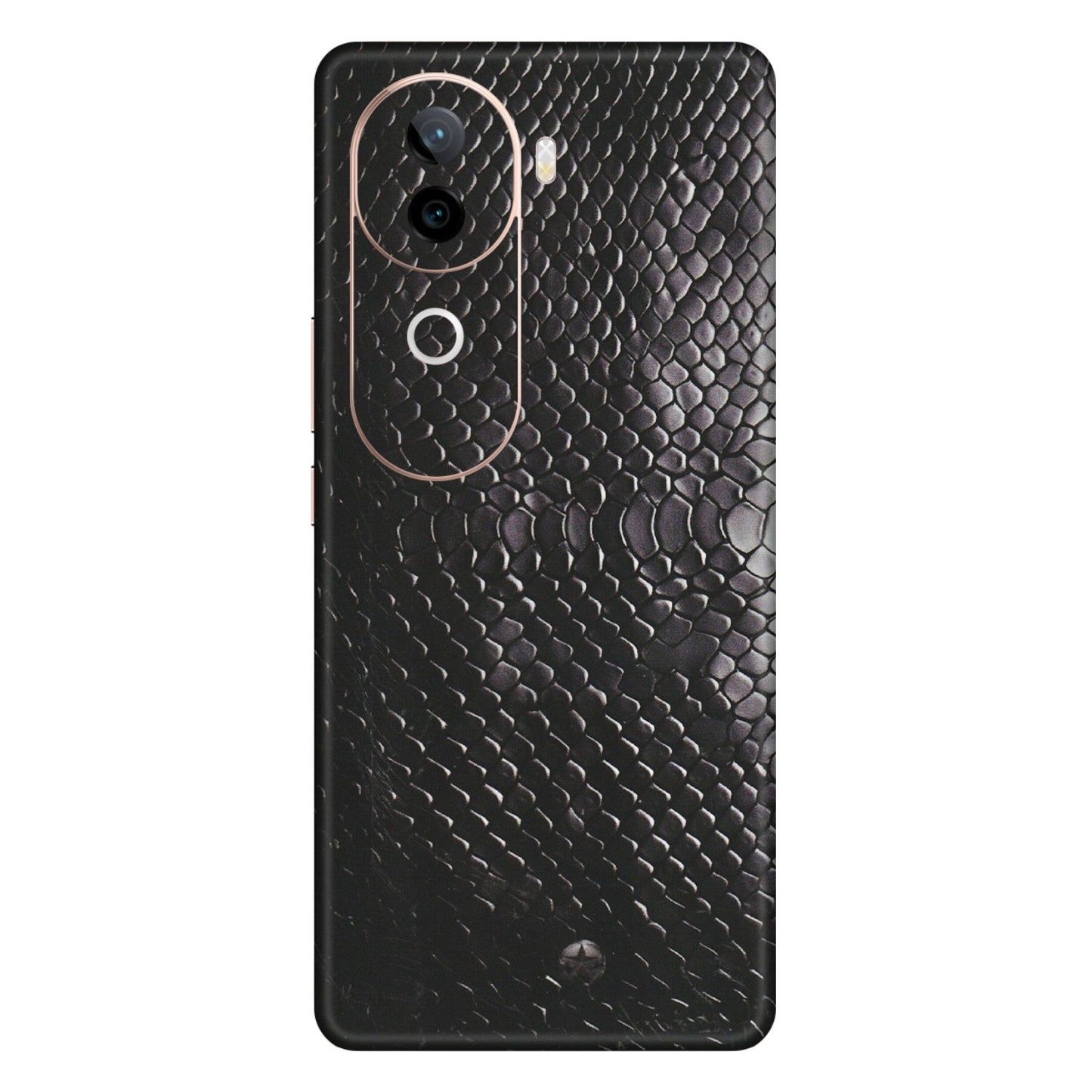 IQOO Phone Skins (All Models) - Black Snack Leather - Matte Finish (M-147) IQOO Z9S