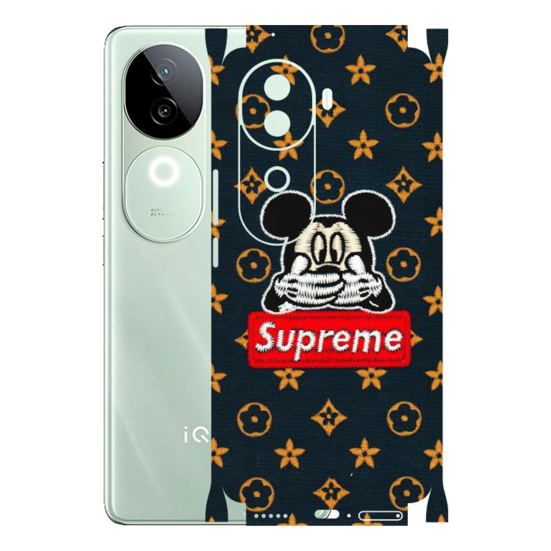 IQOO Phone Skins (All Models) - Mickey Supreme - Matte Finish (M-83) IQOO Z9S