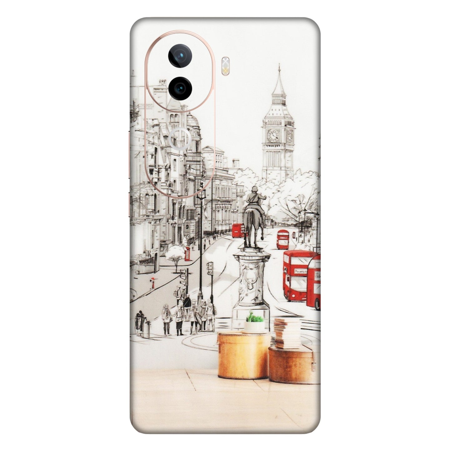 IQOO Phone Skins (All Models) - London Street - Transparent Finish (T-02) IQOO Z9S