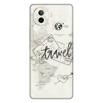 IQOO Phone Skins (All Models) - Travel Ticket - Transparent Finish (T-06) IQOO Z9S