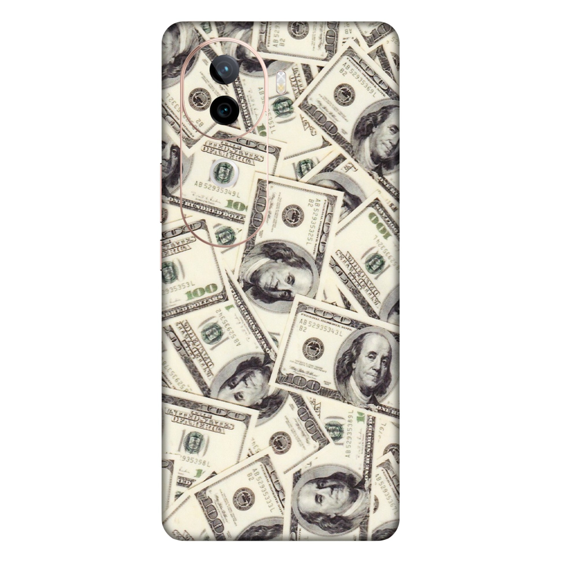 IQOO Phone Skins (All Models) - Dollar Lover - Transparent Finish (T-17) IQOO Z9S
