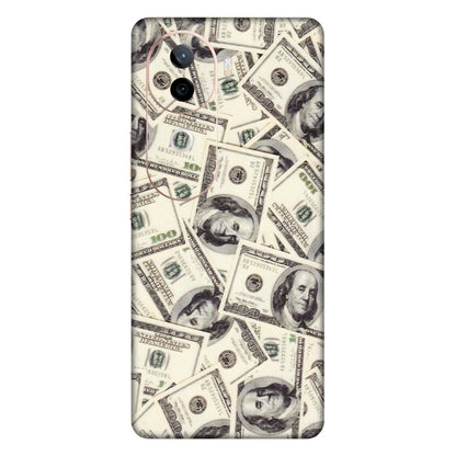 IQOO Phone Skins (All Models) - Dollar Lover - Transparent Finish (T-17) IQOO Z9S