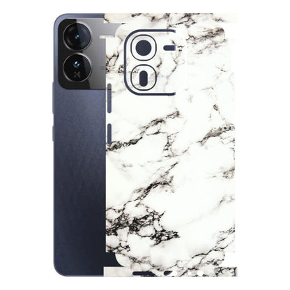 IQOO Phone Skins (All Models) - Black and White Marble Texture - 3D Embossed Finish (L-124) IQOO Z9X