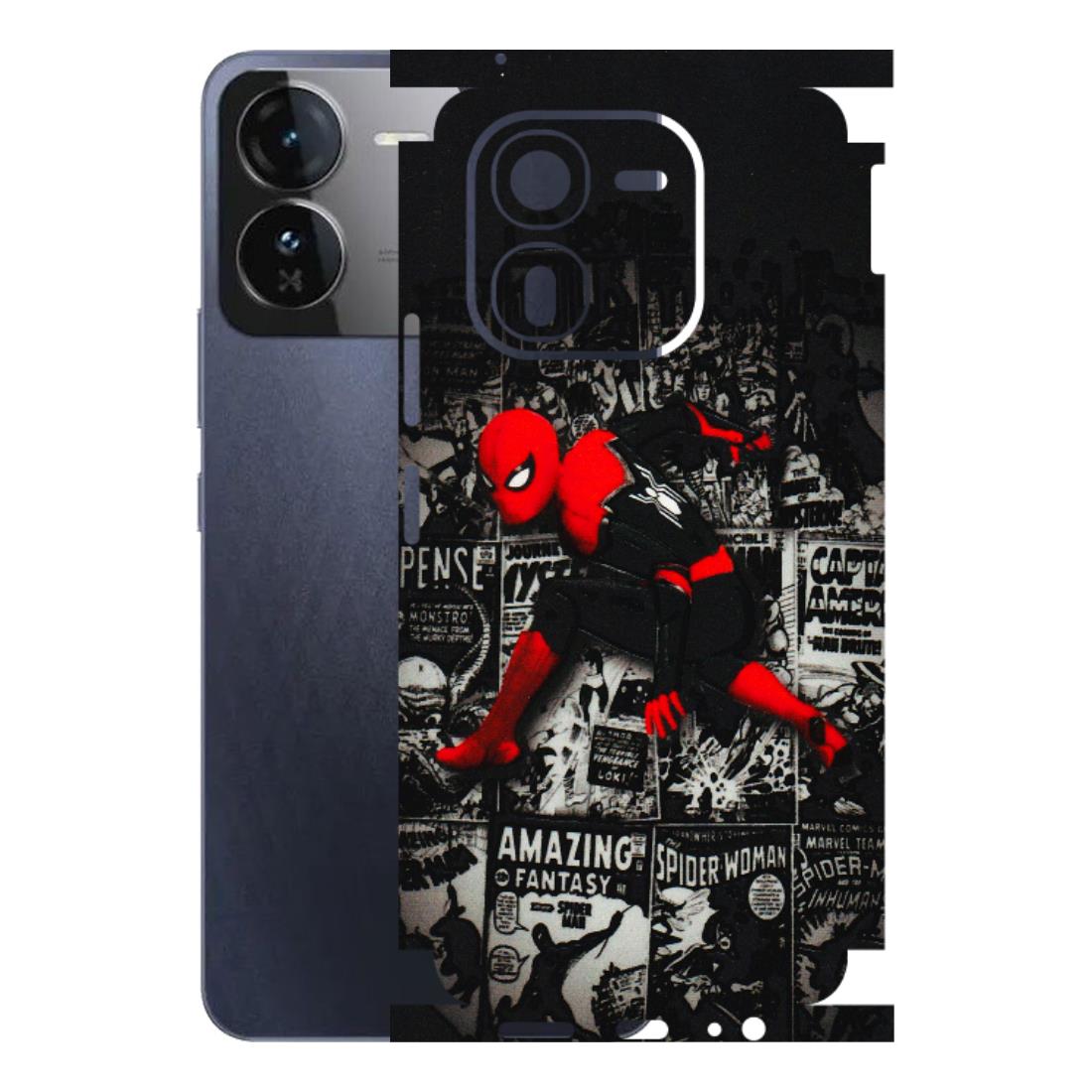 IQOO Phone Skins (All Models) - SpiderMan New - 3D Embossed Finish (L-162) IQOO Z9X