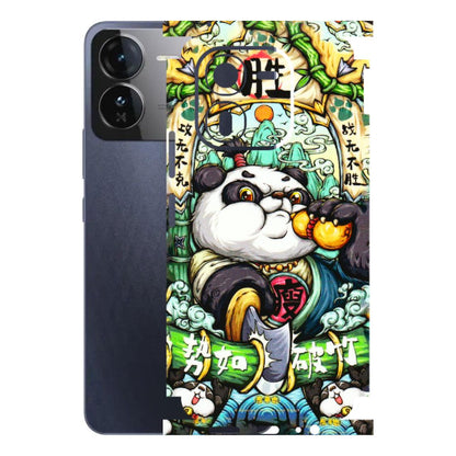 IQOO Phone Skins (All Models) - Royal Rich Panda - 3D Embossed Finish (L-170) IQOO Z9X