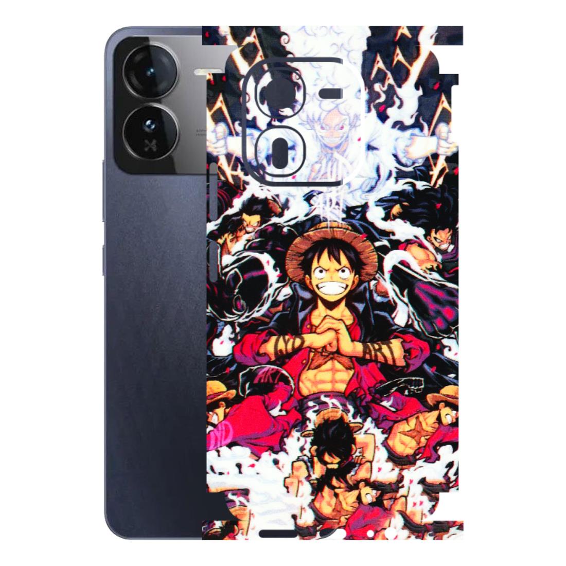 IQOO Phone Skins (All Models) - Luffy Anime Character - 3D Embossed Finish (L-203) IQOO Z9X