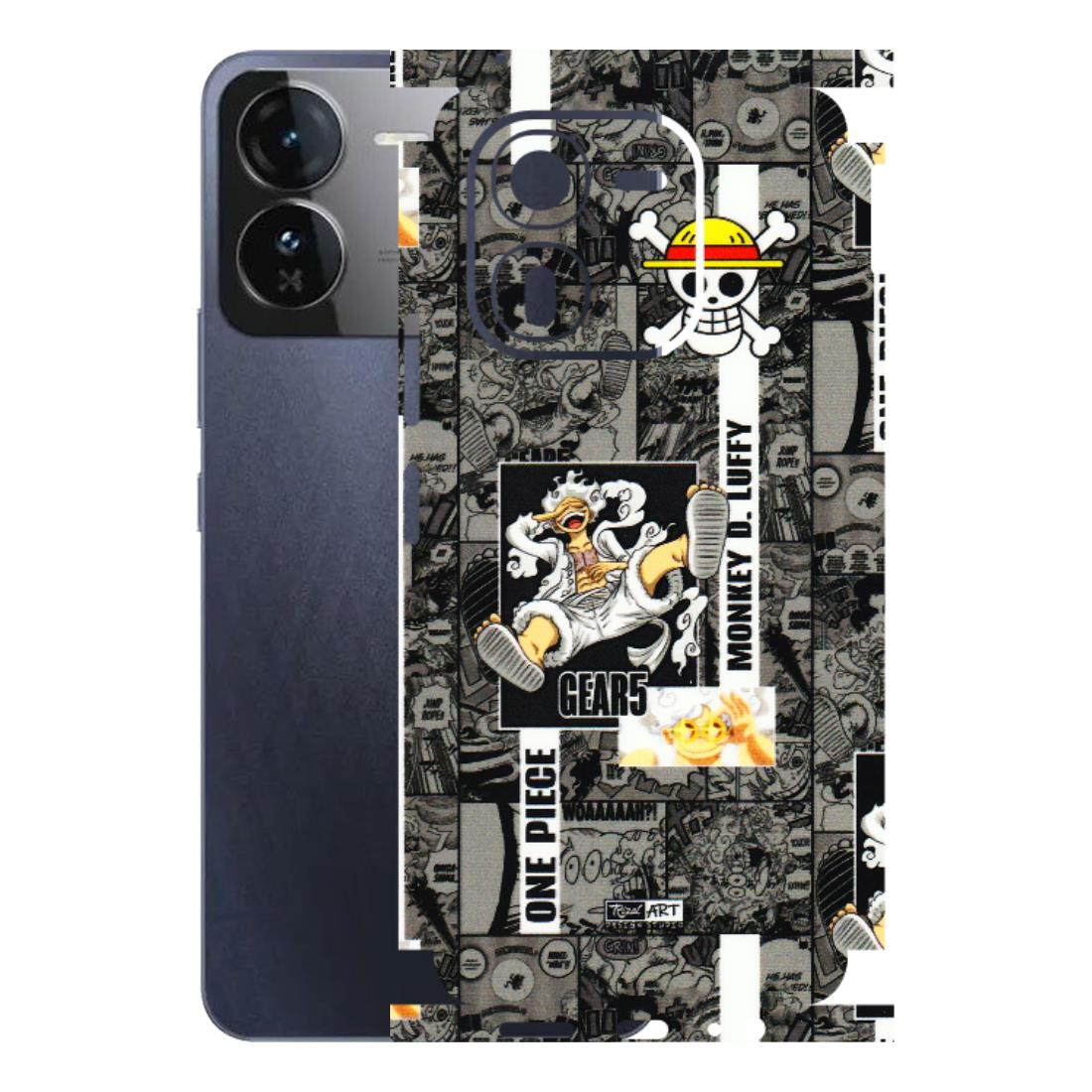 IQOO Phone Skins (All Models) - Cuffy Anime MonkeyCamic - 3D Embossed Finish (L-242) IQOO Z9X